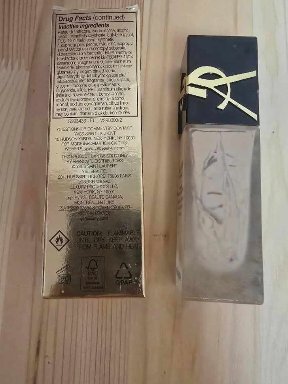 Empty Bottle Saint Laurent All Hours Foundation